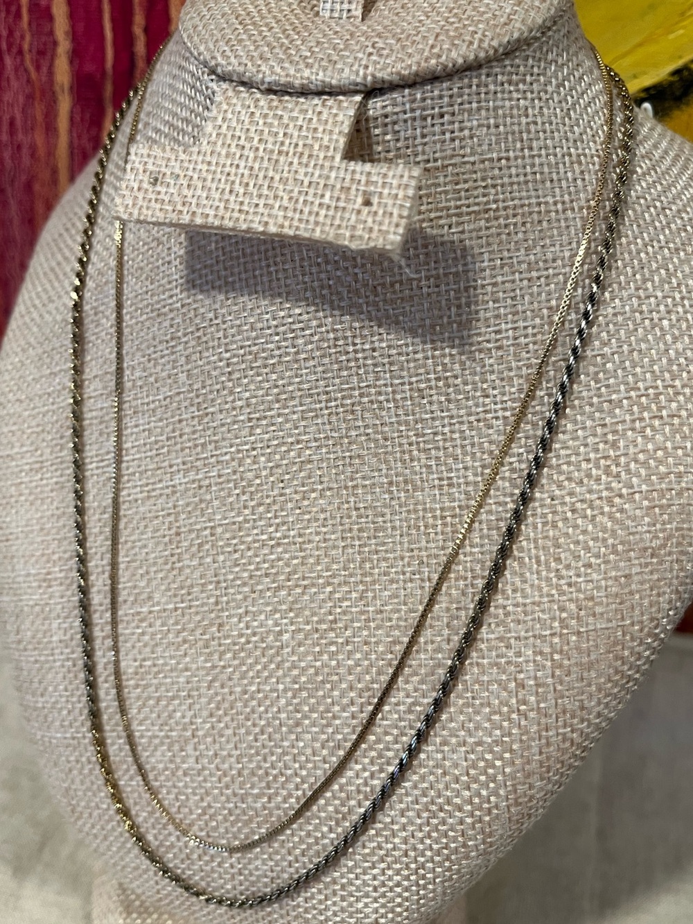 2 Italian .925 Sterling Silver Necklaces